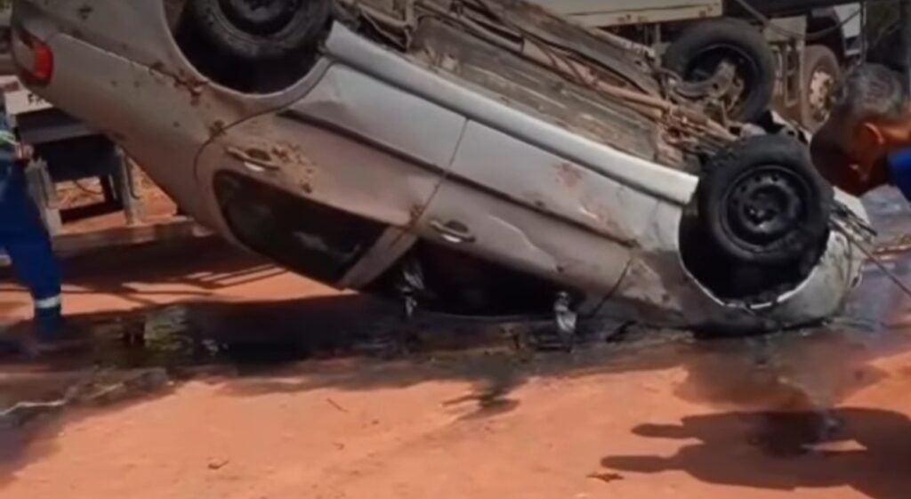 Três pessoas morrem em capotamento próximo à Usina Sapucaia, em Campos dos Goytacazes