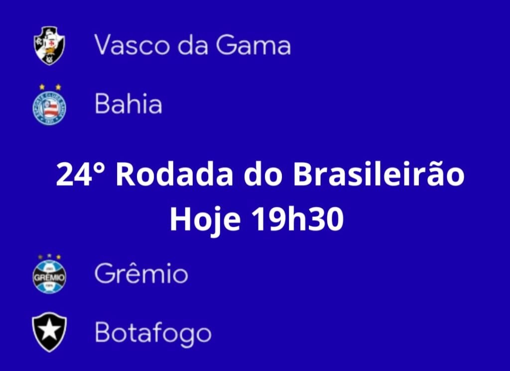 Botafogo e Vasco entram em campo hoje em rodada movimentada do Brasileirão