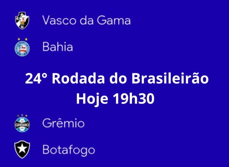 Botafogo e Vasco entram em campo hoje em rodada movimentada do Brasileirão