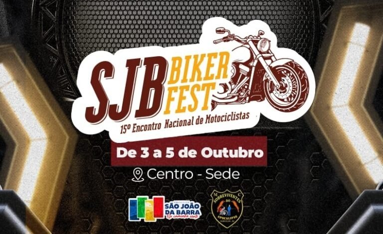 Motores, rock e adrenalina: São João da Barra recebe 15º Biker Fest em outubro