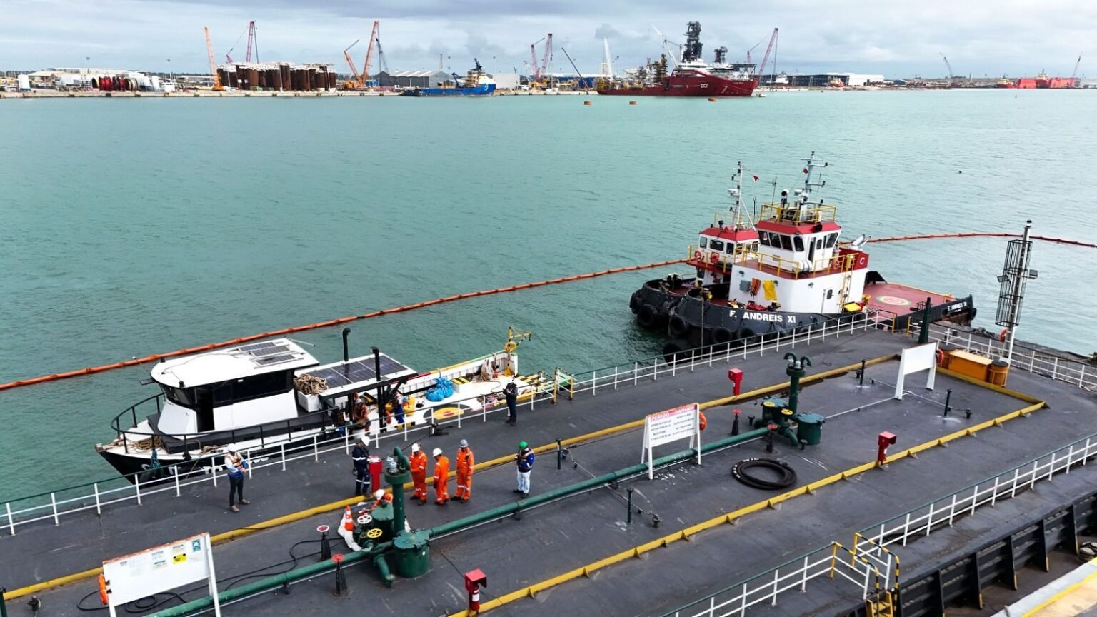 Porto do Açu testa biocombustíveis em parceria para reduzir emissões no setor marítimo