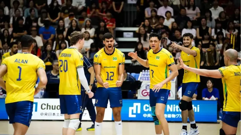 Brasil vence a China de virada na estreia do Mundial de Vôlei Masculino