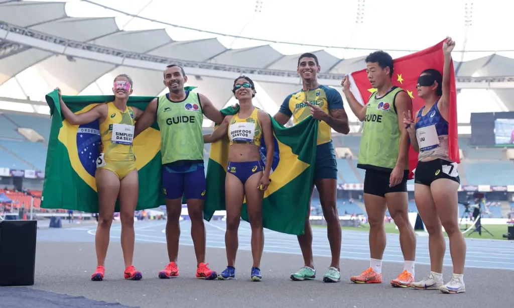 Brasil faz história e supera a China, conquistando pela primeira vez o topo do Mundial de Atletismo Paralímpico