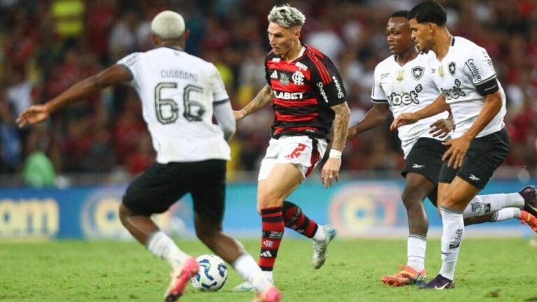 Flamengo atropela o Botafogo no Nilton Santos: vitória por 3 a 0 com gols de Luis Araújo, Pedro e Plata