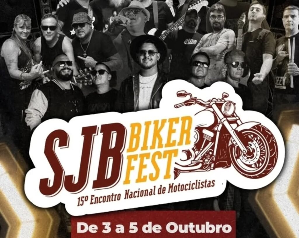 Fim de semana em SJB será marcado pelo 15º Biker Fest com muito rock e adrenalina