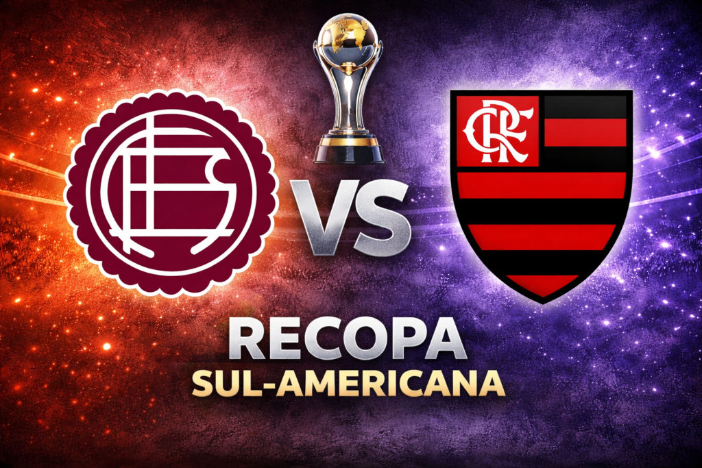 Flamengo abre decisão da Recopa Sul-Americana contra o Lanús nesta quinta