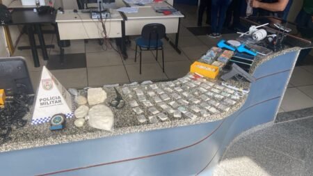 Polícia Civil e Militar prendem suspeito com 1 kg de pasta base de cocaína em São João da Barra