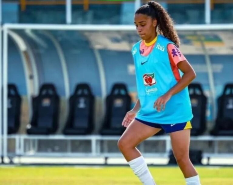 Zagueira campista Yasmin Queiroz é convocada novamente para a Seleção Brasileira Sub-17
