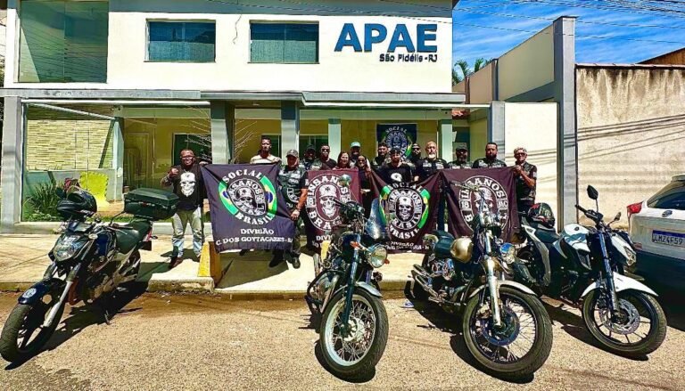 Insanos Motoclube realiza ação solidária em apoio à APAE de São Fidélis