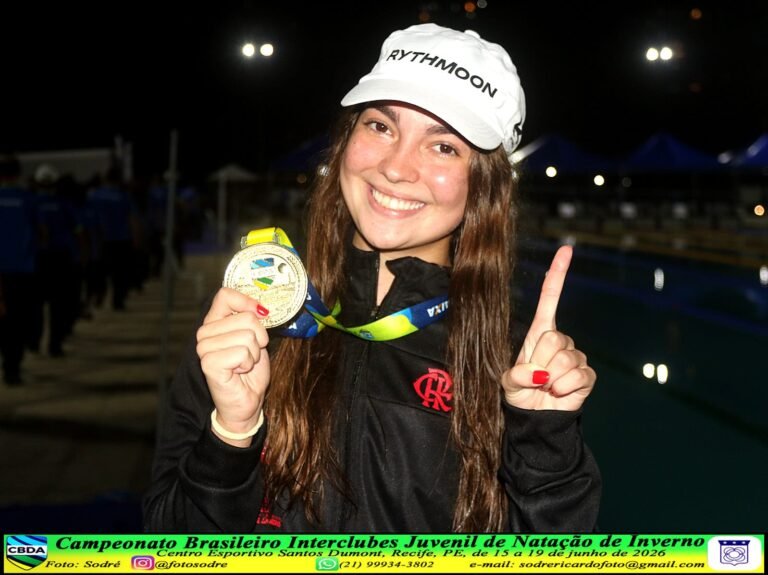 Campista conquista ouro no Brasileiro Juvenil de Natação