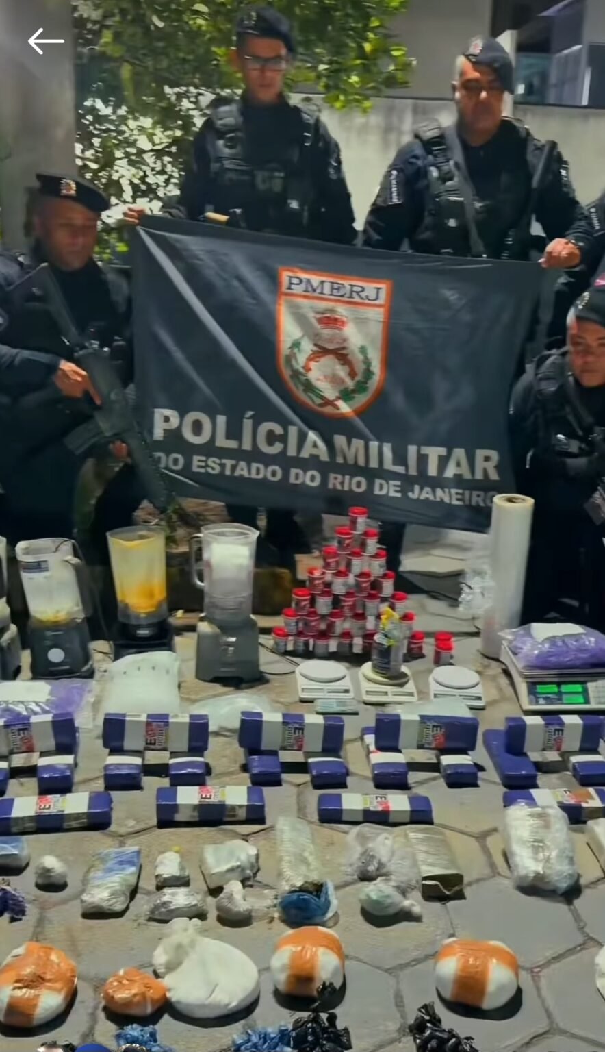 Polícia apreende 49 kg de drogas e desarticula laboratório do tráfico em Campos