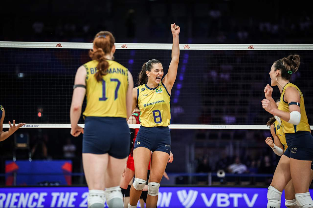 Brasil volta à quadra e mira sequência perfeita na Liga das Nações