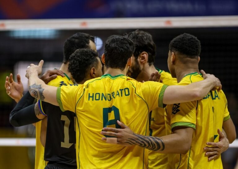Brasil estreia na segunda semana da VNL contra a Ucrânia