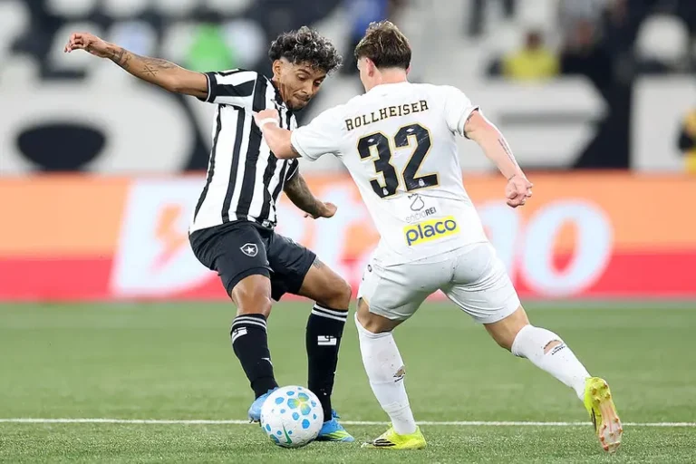 Botafogo vence o Santos e inicia retomada do Brasileirão com três pontos