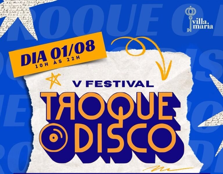 Festival Troque o Disco chega à 5ª edição neste sábado na Casa de Cultura Villa Maria