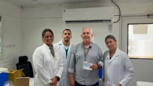 Heliporto Farol de São Tomé encerra campanha de vacinação com mais de 1,2 mil doses aplicadas