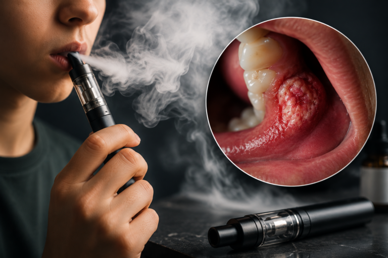 Vape entre jovens acende alerta para aumento do risco de câncer de boca e outras doenças