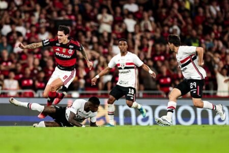 Flamengo empata com o São Paulo no Maracanã e desperdiça chance de se aproximar da liderança