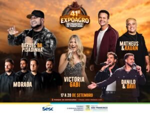 41ª Expoagro de São Francisco de Itabapoana anuncia programação musical