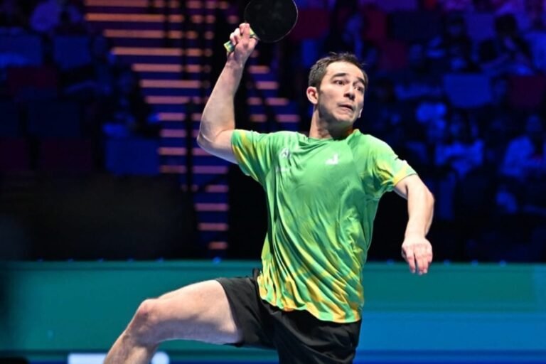 Hugo Calderano avança às oitavas do WTT Europe Smash na Suécia