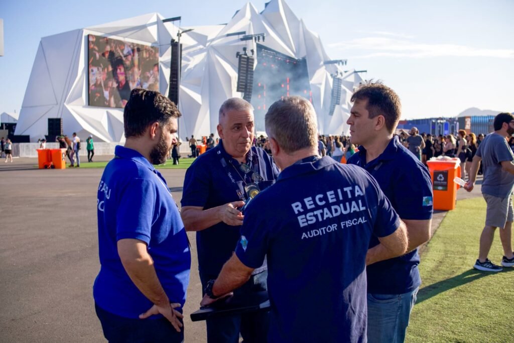 Receita Estadual fiscaliza operações comerciais no Rock in Rio