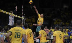 Brasil vence Argentina e garante vaga no vôlei masculino dos Jogos de Los Angeles 2028