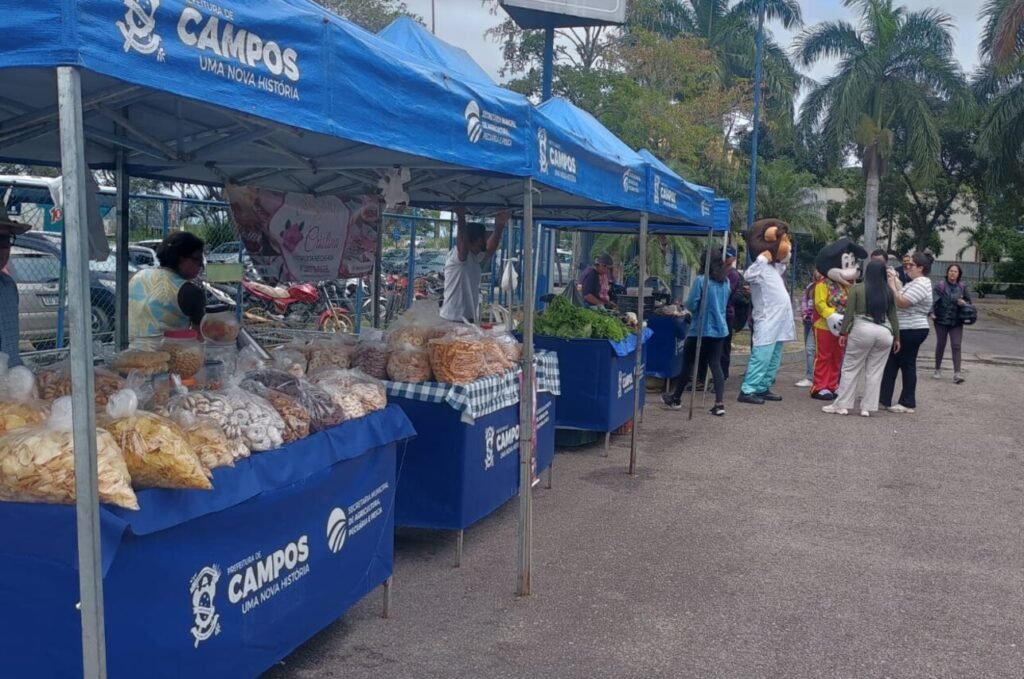 Agricultores da Feira da Agricultura Familiar participam de festival em Campos