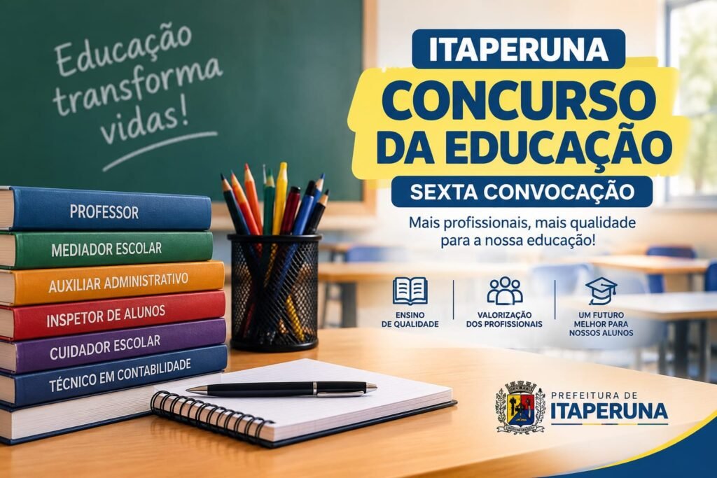 Itaperuna convoca novos aprovados no concurso da Educação